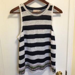 Tory Burch embellished tank top.